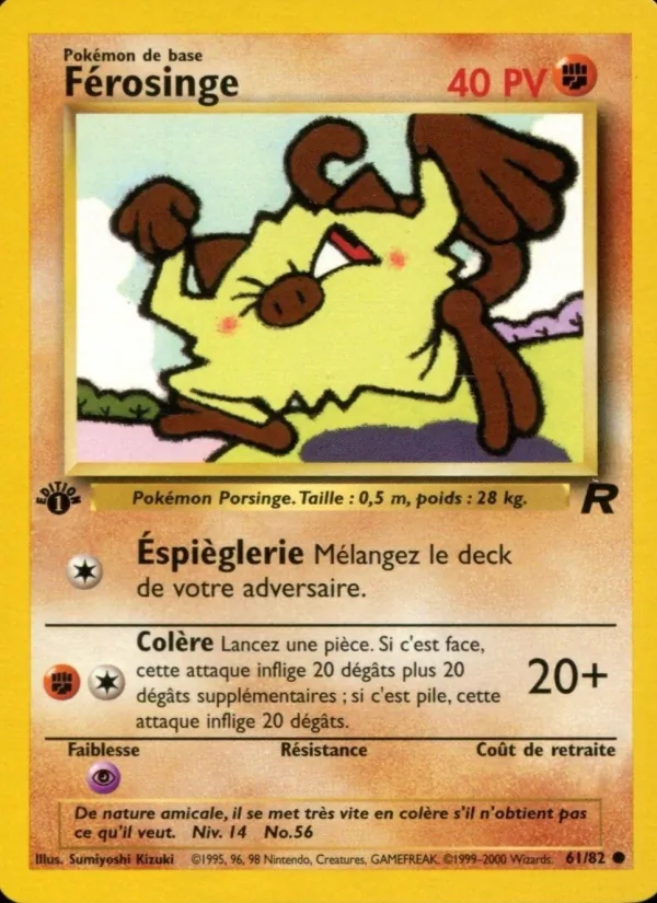 Carte Férosinge 61/82 – Team Rocket
