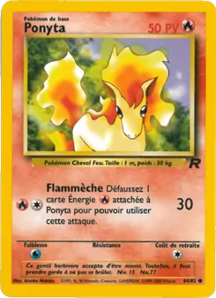 Carte Ponyta 64/82 – Team Rocket