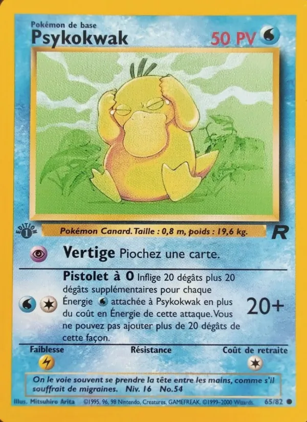 Carte Psykokwak 65/82 – Team Rocket