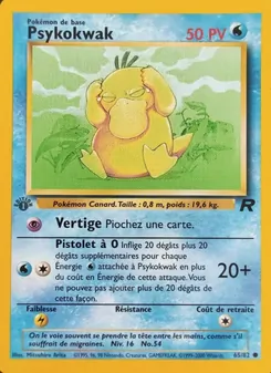 Carte Psykokwak 65/82 – Team Rocket