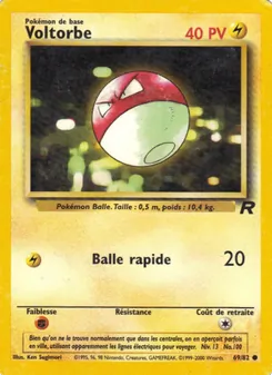 Carte Voltorbe 69/82 – Team Rocket