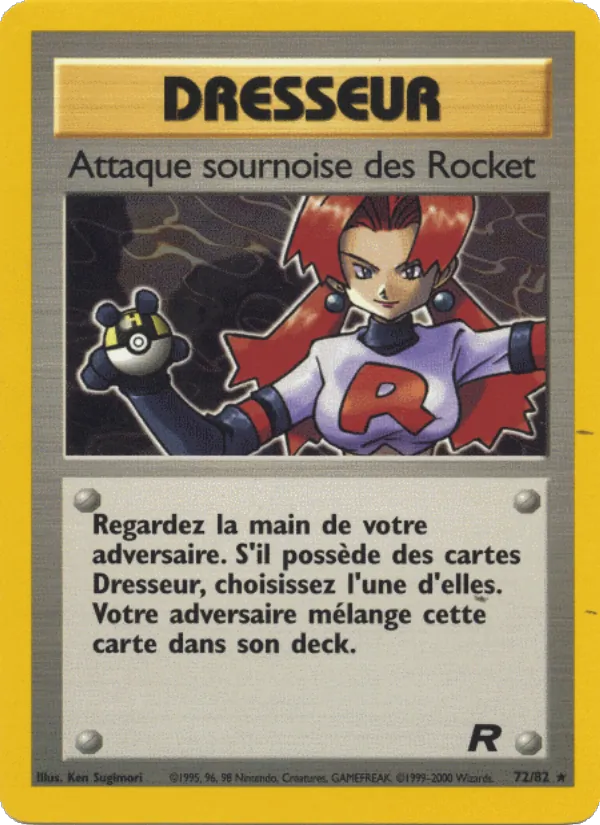 Carte Attaque sournoise des Rocket 72/82 – Team Rocket