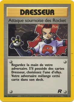 Carte Attaque sournoise des Rocket 72/82 – Team Rocket