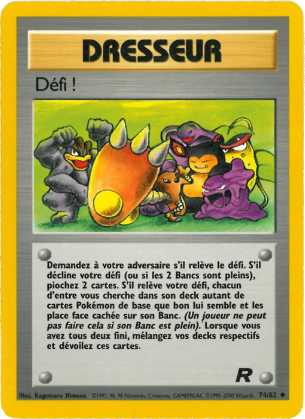 Carte Défi ! 74/82 – Team Rocket