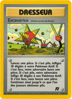 Carte Excavatrice 75/82 – Team Rocket