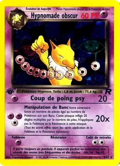 Carte Hypnomade obscur 9/82 – Team Rocket