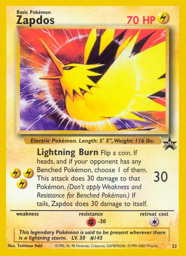 Carte Électhor 23/53 – Wizards Black Star Promos