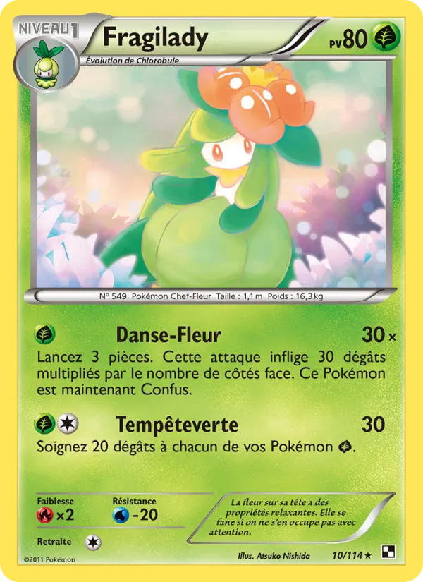 Carte Fragilady 10/114 – Noir & Blanc