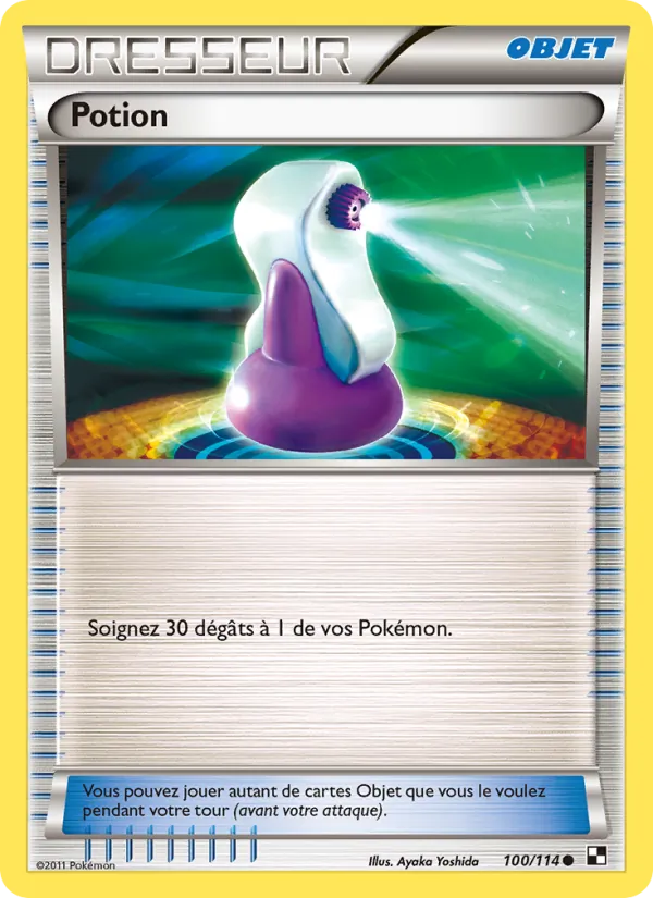 Carte Potion 100/114 – Noir & Blanc