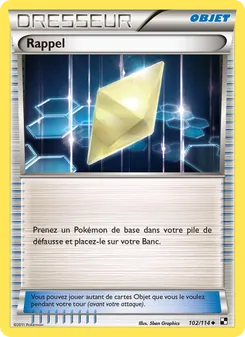 Carte Rappel 102/114 – Noir & Blanc