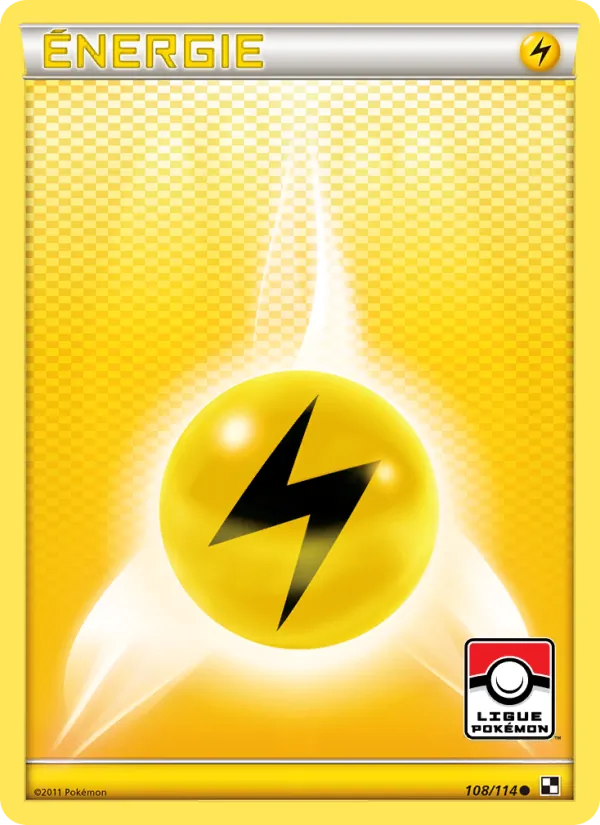 Carte Énergie Électrique 108/114 – Noir & Blanc