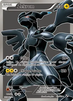 Carte Zekrom 114/114 – Noir & Blanc