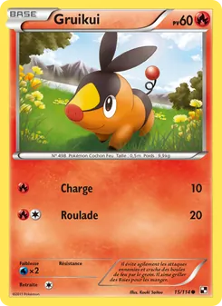 Carte Gruikui 15/114 – Noir & Blanc