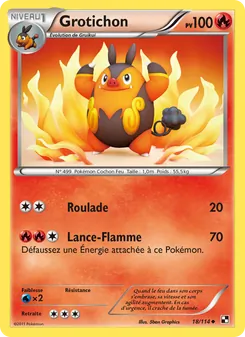 Carte Grotichon 18/114 – Noir & Blanc