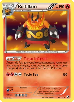 Carte Roitiflam 20/114 – Noir & Blanc