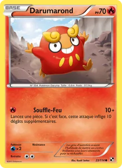 Carte Darumarond 23/114 – Noir & Blanc