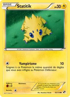 Carte Statitik 45/114 – Noir & Blanc