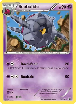 Carte Scobolide 53/114 – Noir & Blanc