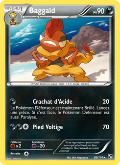 Carte Baggaïd 69/114 – Noir & Blanc
