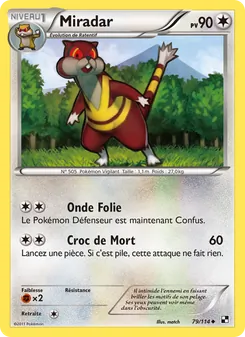Carte Miradar 79/114 – Noir & Blanc