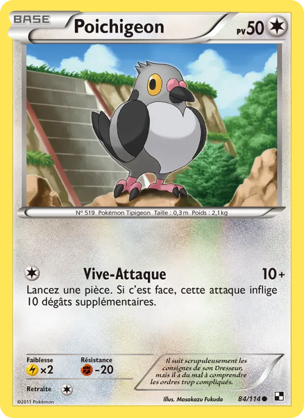 Carte Poichigeon 84/114 – Noir & Blanc