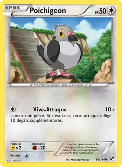 Carte Poichigeon 84/114 – Noir & Blanc