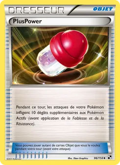 Carte PlusPower 96/114 – Noir & Blanc