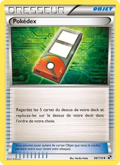 Carte Pokédex 98/114 – Noir & Blanc