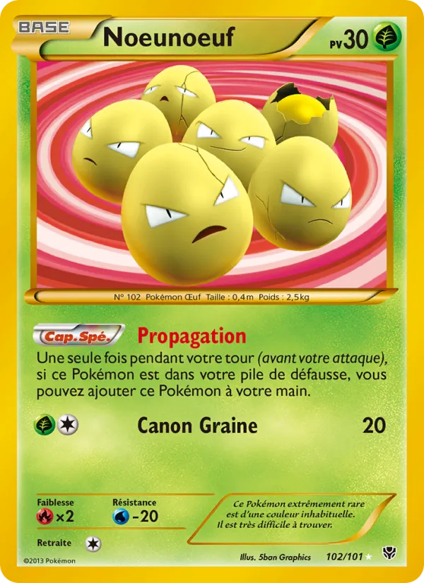Carte Noeunoeuf 102/101 – Explosion Plasma