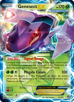 Carte Genesect EX 11/101 – Explosion Plasma