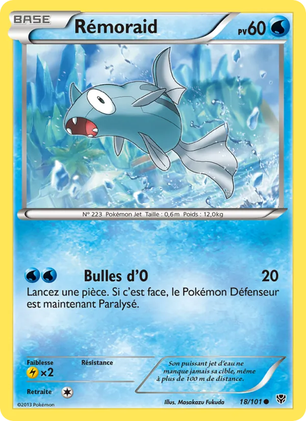 Carte Rémoraid 18/101 – Explosion Plasma