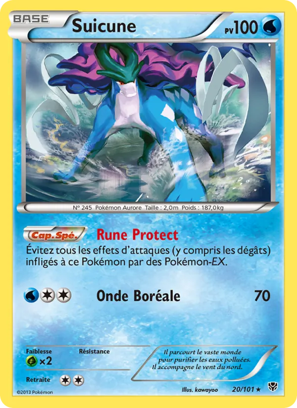 Carte Suicune 20/101 – Explosion Plasma