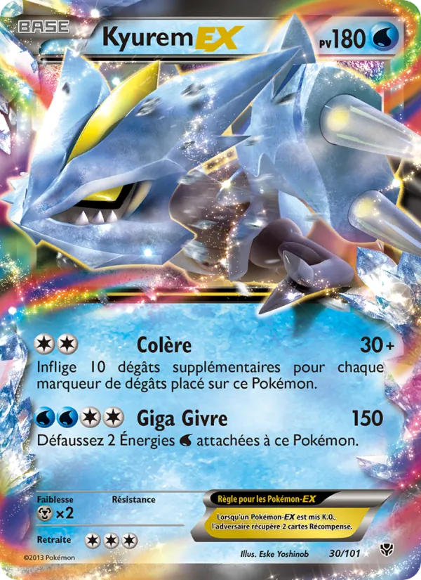 Carte Kyurem EX 30/101 – Explosion Plasma