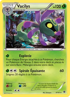 Carte Vacilys 4/101 – Explosion Plasma