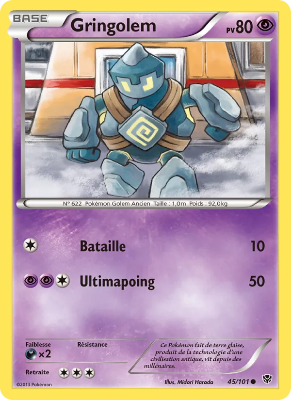 Carte Gringolem 45/101 – Explosion Plasma