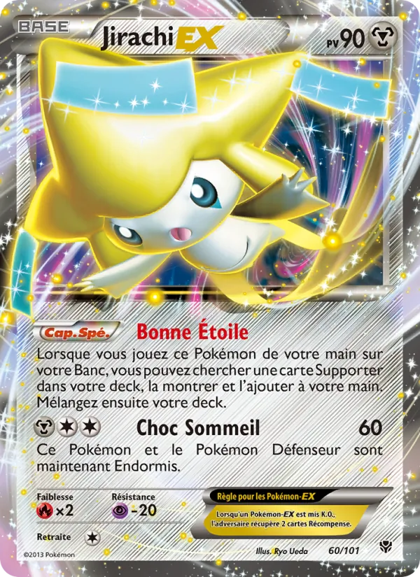 Carte Jirachi EX 60/101 – Explosion Plasma