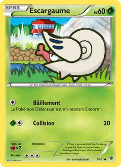 Carte Escargaume 7/101 – Explosion Plasma