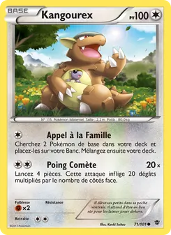 Carte Kangourex 71/101 – Explosion Plasma