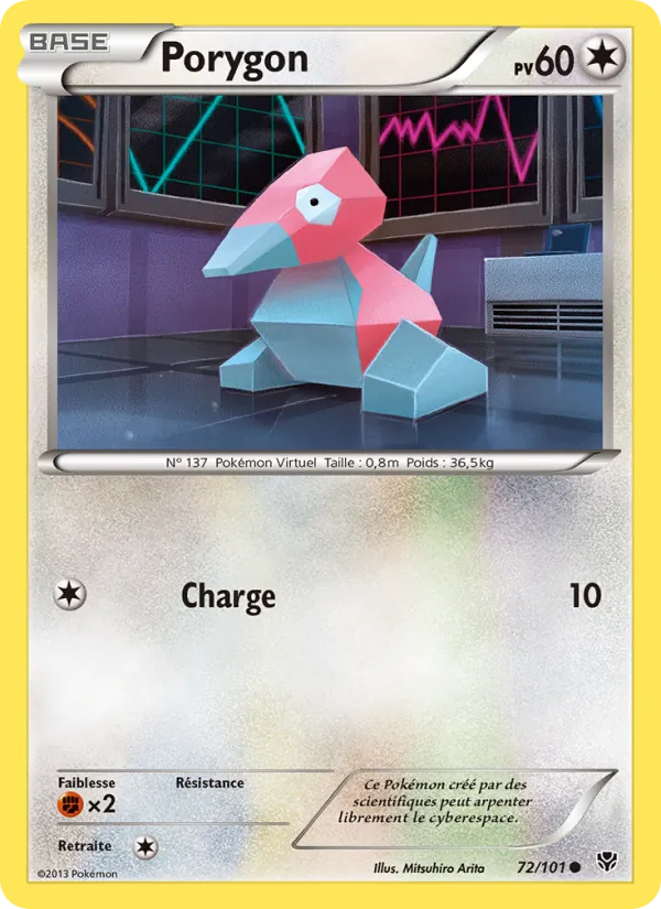 Carte Porygon 72/101 – Explosion Plasma