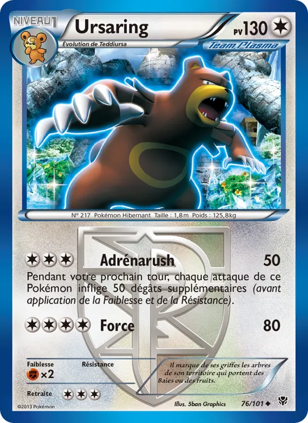 Carte Ursaring 76/101 – Explosion Plasma