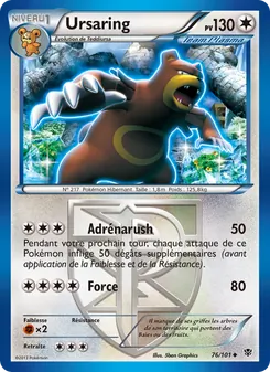 Carte Ursaring 76/101 – Explosion Plasma