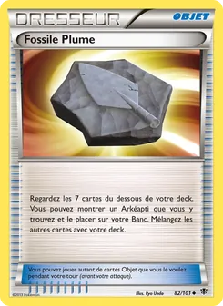 Carte Fossile Plume 82/101 – Explosion Plasma