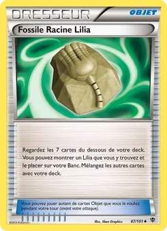 Carte Fossile Racine Lilia 87/101 – Explosion Plasma