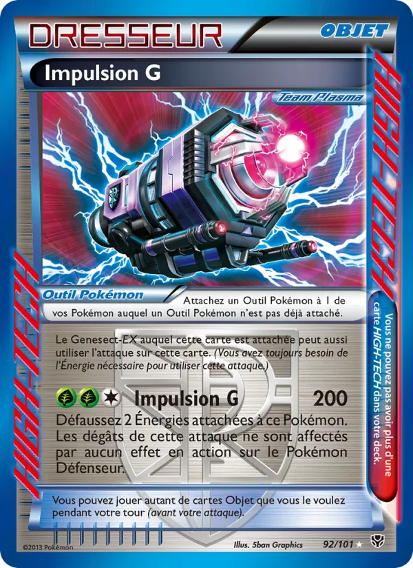 Carte Impulsion G 92/101 – Explosion Plasma