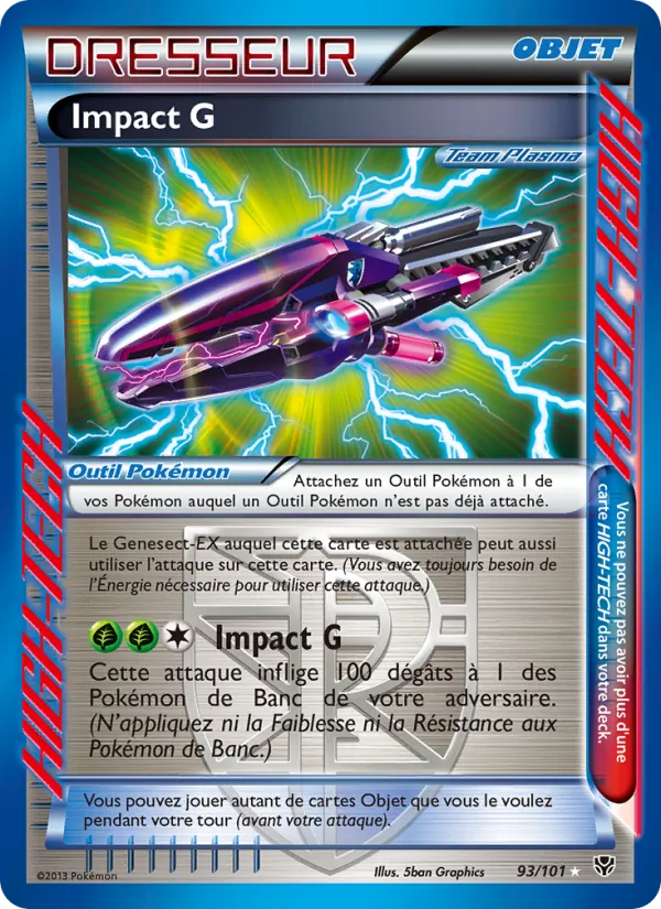 Carte Impact G 93/101 – Explosion Plasma