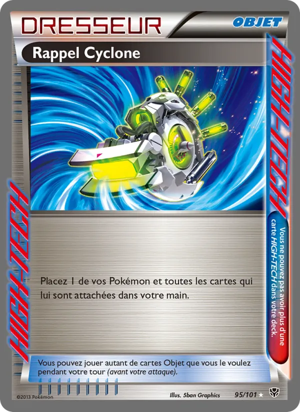 Carte Rappel Cyclone 95/101 – Explosion Plasma