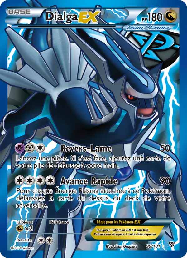 Carte Dialga EX 99/101 – Explosion Plasma
