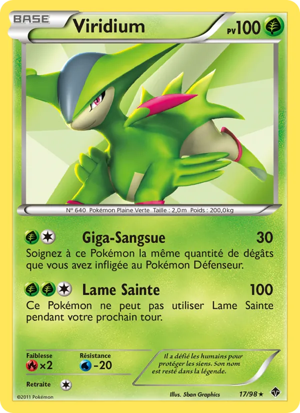 Carte Viridium 17/98 – Pouvoirs Émergents