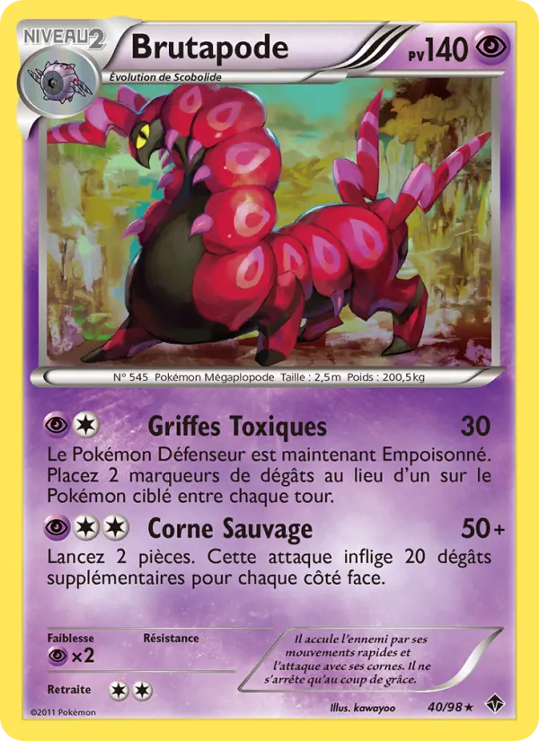 Carte Brutapode 40/98 – Pouvoirs Émergents