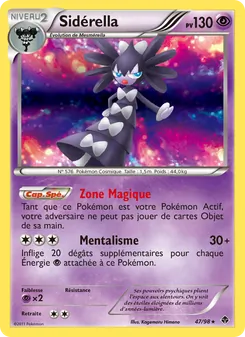 Carte Sidérella 47/98 – Pouvoirs Émergents